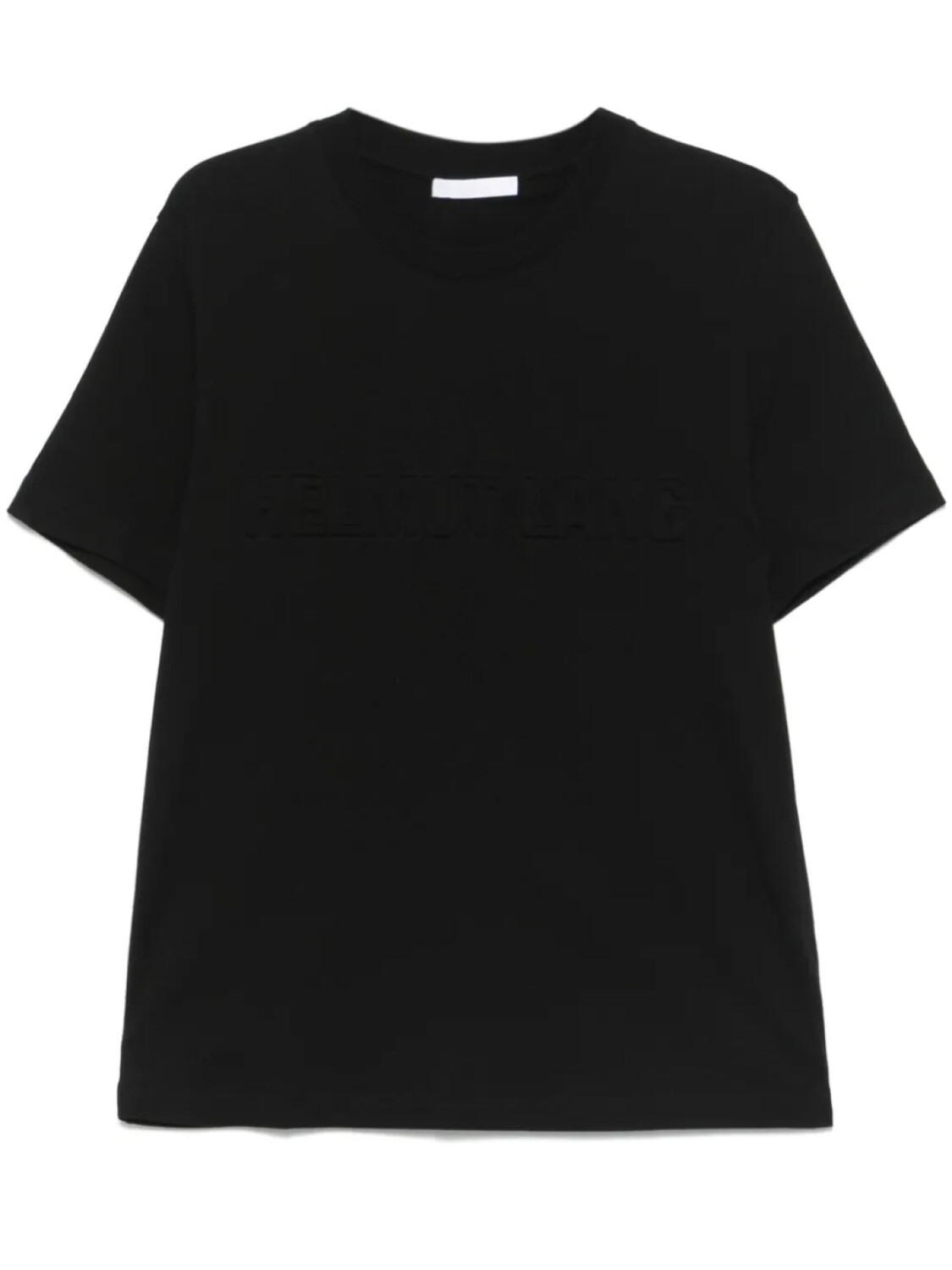 

Футболка с тисненым логотипом Helmut Lang, черный