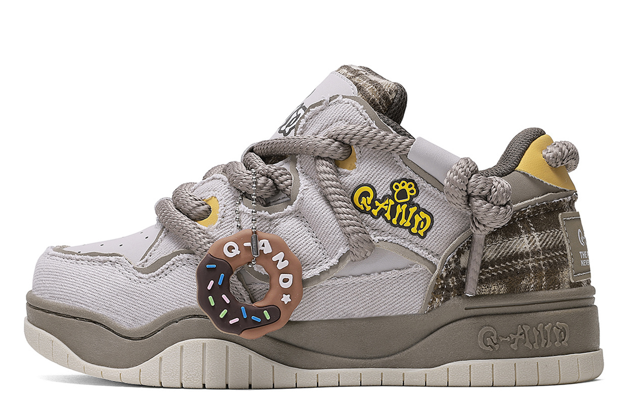 

Обувь для скейтбординга, унисекс, стильная Q-And, mocha/vintage оранжевый