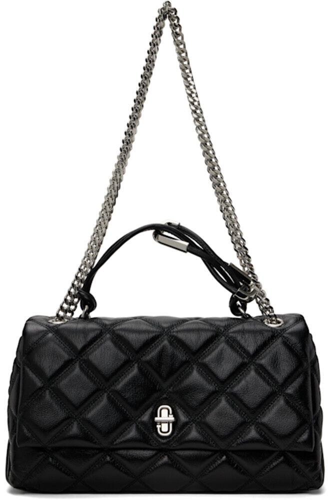 

Черная сумка-трансформер на плечо «The Quilted Dual Convertible» Marc Jacobs