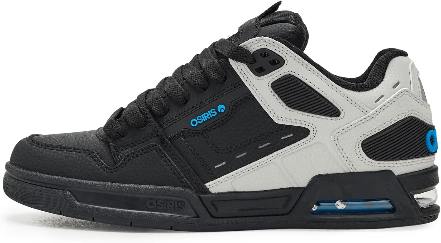 Кроссовки для скейтбординга Osiris, цвет Black/Grey/Cyan — фото 4