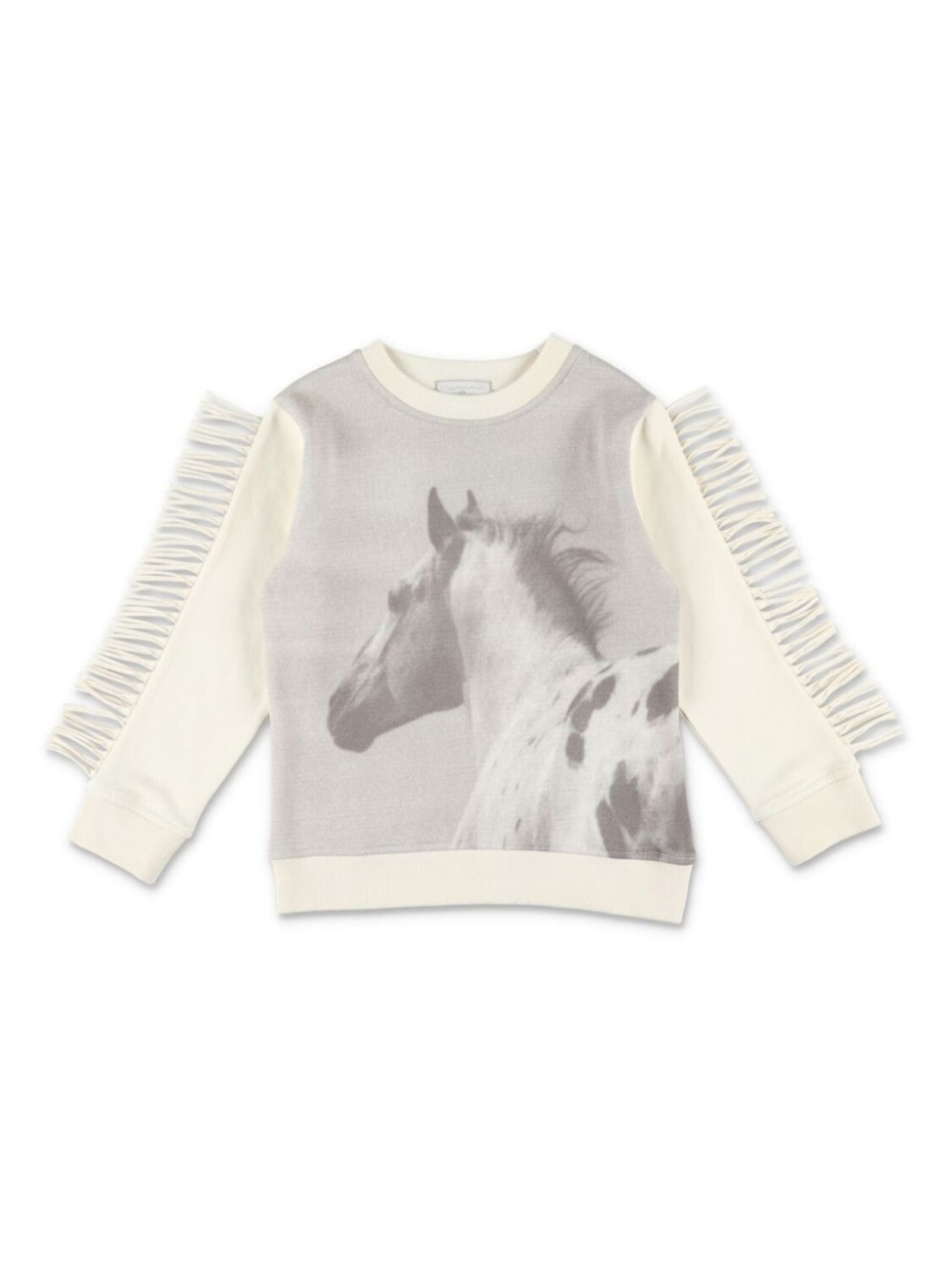 

Stella McCartney Kids толстовка с принтом лошади, нейтральный цвет