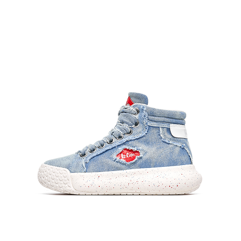 

Lee Cooper Высокие повседневные туфли для увеличения роста унисекс светло-джинсового синего цвета, цвет Light Denim Blue Women's