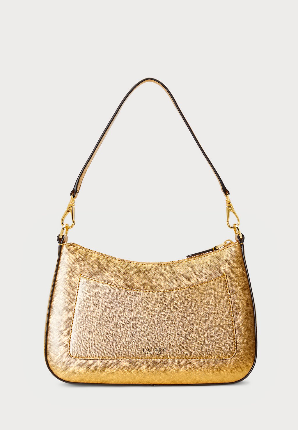 

Сумка CROSSHATCH LEATHER MEDIUM DANNI BAG Lauren Ralph Lauren, золотой