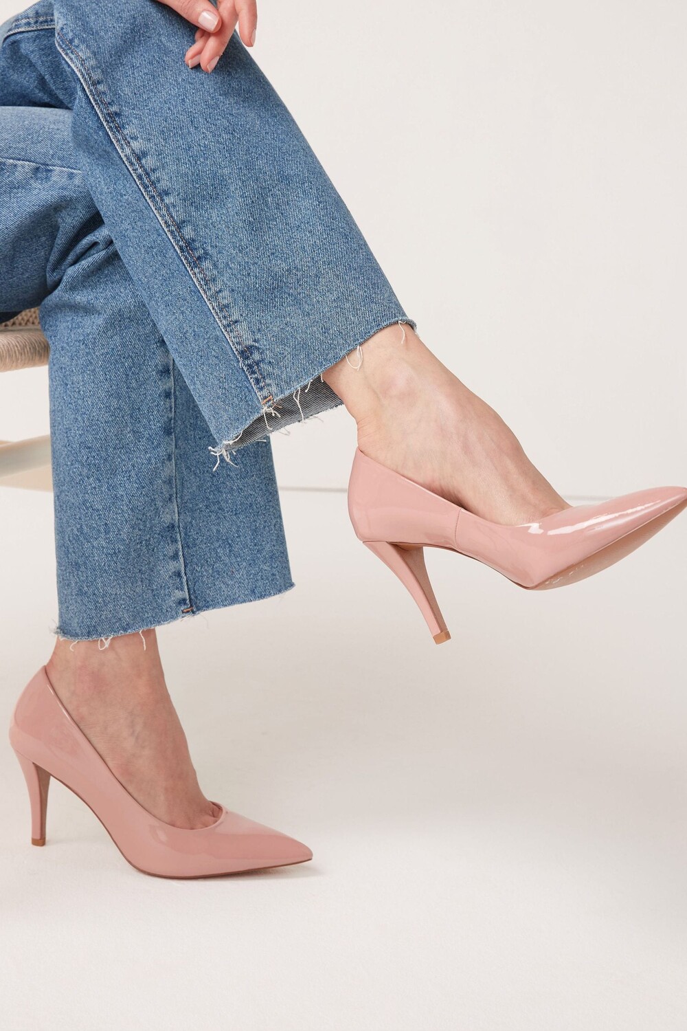 

Туфли Forever Comfort на среднем каблуке Next, розовый