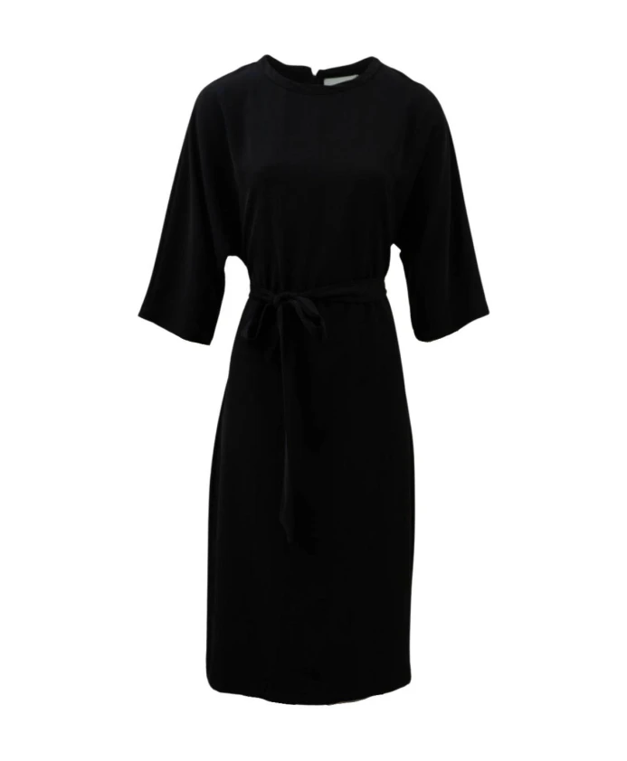 

Платье миди с круглым вырезом Brand Unique, черный