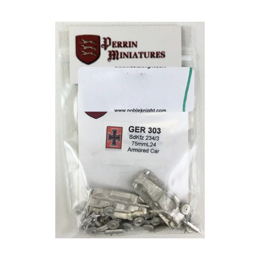 

Бронеавтомобиль Sdkfz 234/2 75mmL24, WWII Miniatures - German (10mm) (Perrin Miniatures)