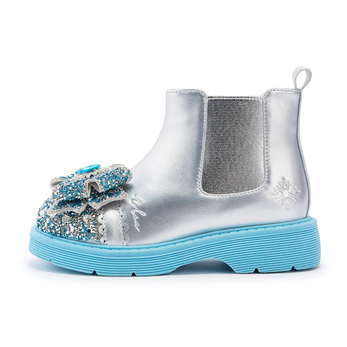 Термоноски с флисовой подкладкой и стразами Frozen Winter Fleece Lined Jumilia Rhinestone Princess Disney, синий
