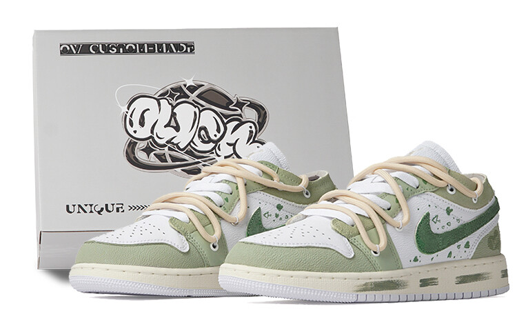 

Кроссовки Jordan Air Jordan 1 Vintage Basketball Women, белый/зеленый