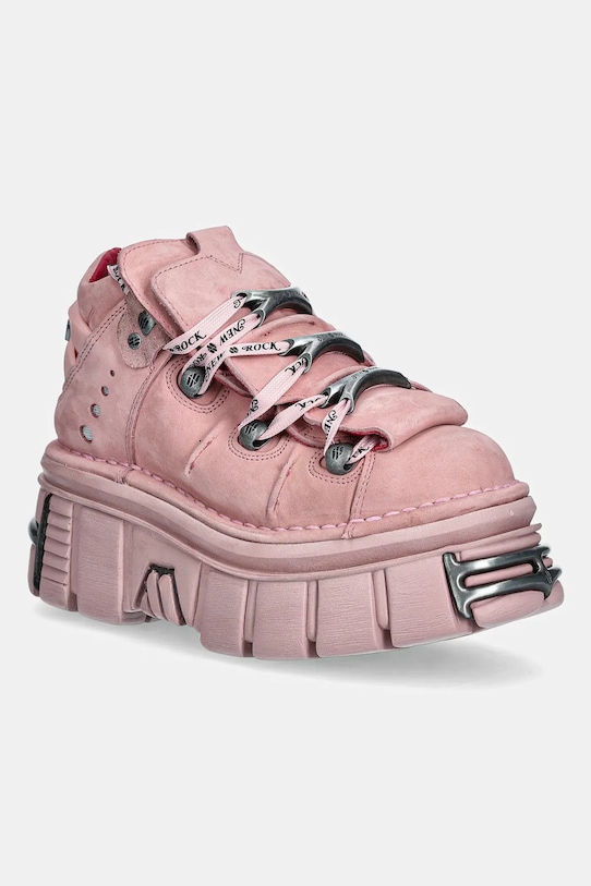 Замшевые кроссовки Nobuk Rosa, Tower Rosa C73 E14 Acero New Rock, розовый