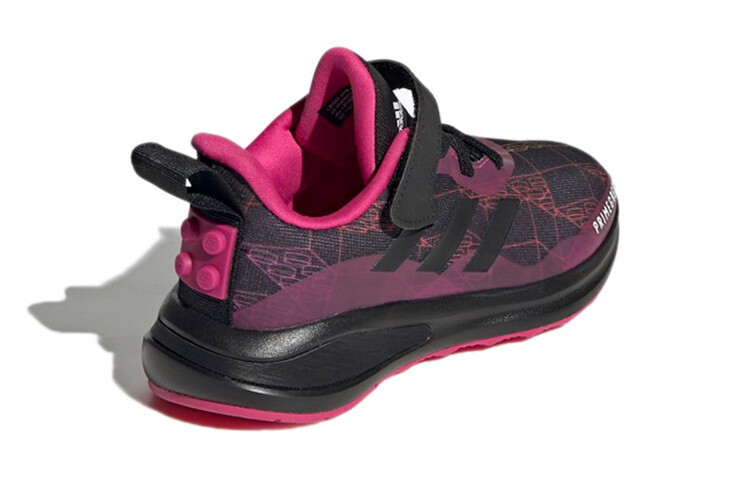 Кроссовки Lego X adidas Fortarun Kids Lifestyle Shoes Kids Low-top Black/Red — фото 4