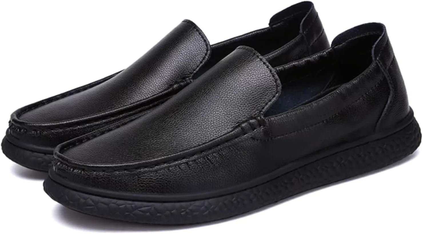 Мужские лоферы из мягкой кожи Aimery, модель Black