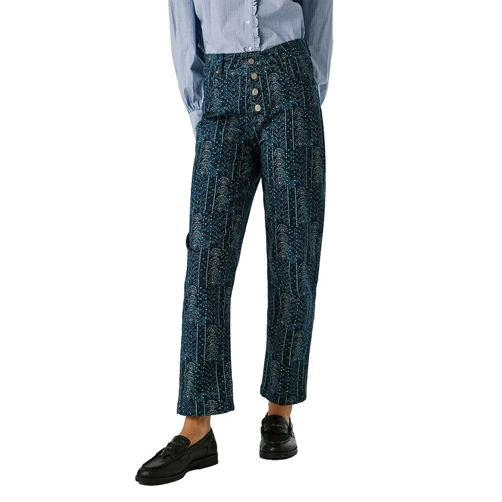 

Брюки Pepe Jeans Tini Print, синий