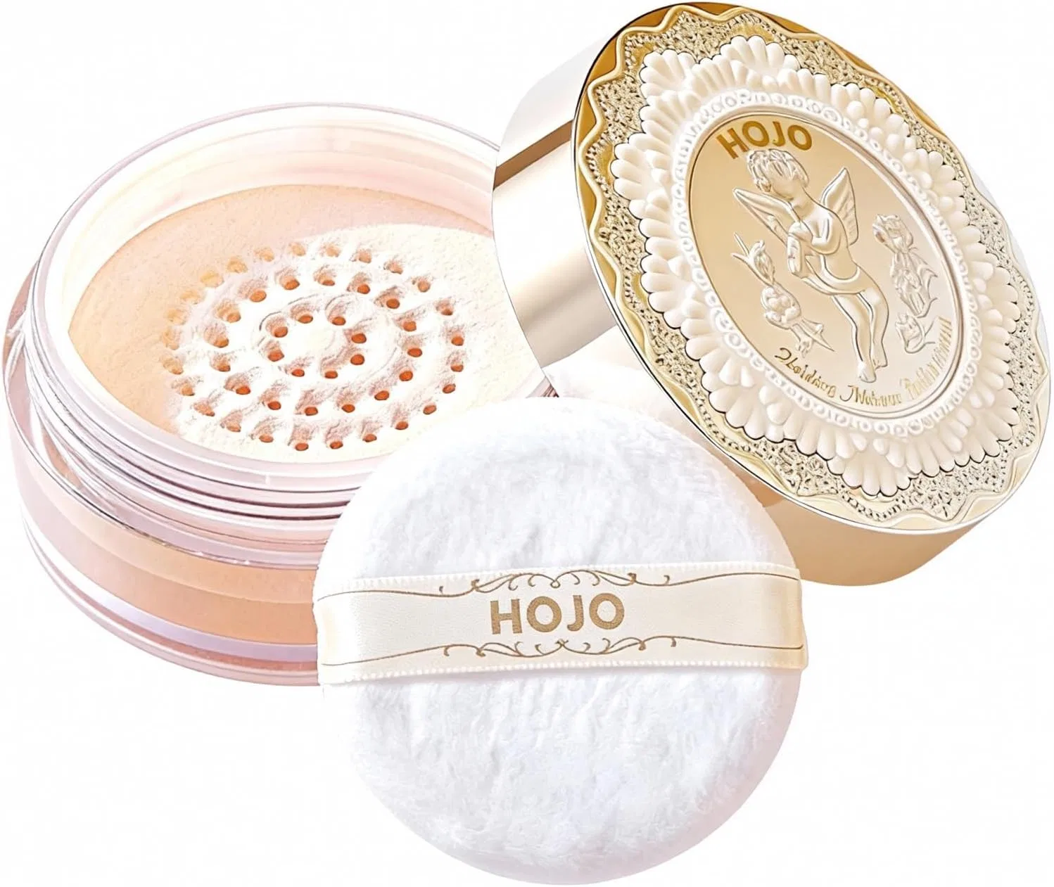 Пудра для лица с эффектом сияния Novounow, оттенок Ivory White, 30 мл