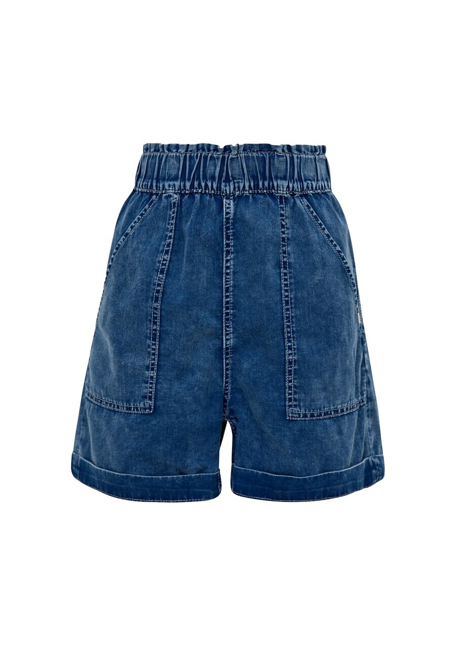 

Джинсовые шорты QS Loose fit Jeans, темно-синий