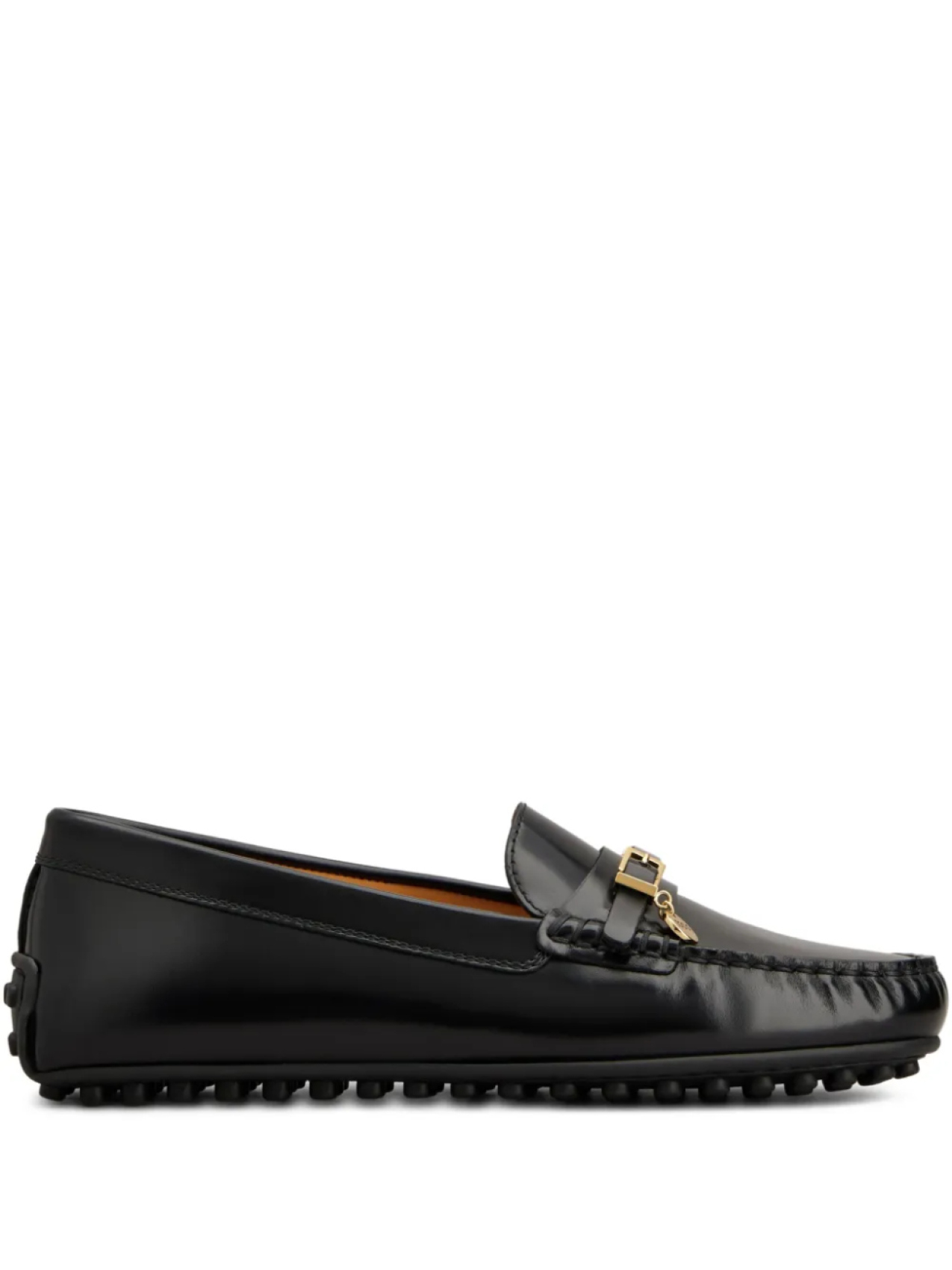 Tod's кожаные лоферы, черный