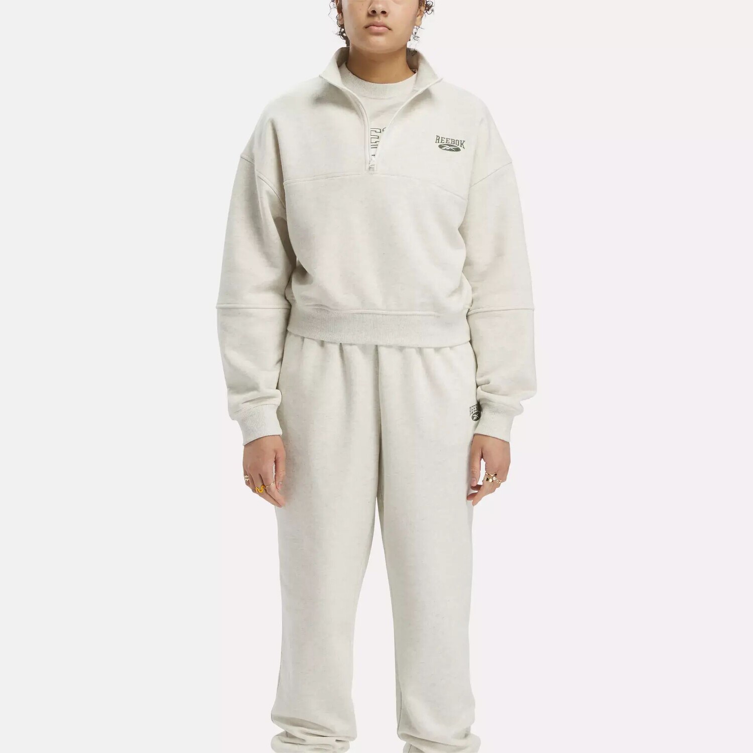 

Толстовка Classics Archive Essentials Cover-Up Reebok, белый