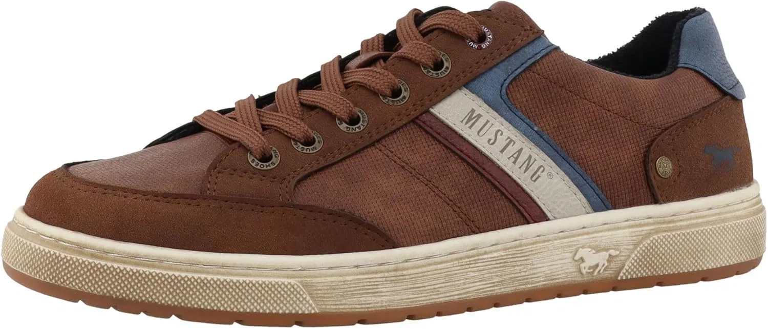 Мужские кроссовки MUSTANG, спортивные тапочки 15M0061001, Brown