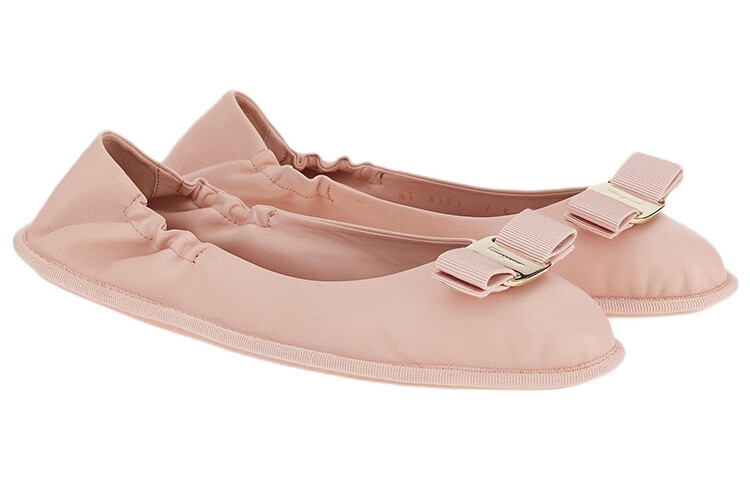 Туфли женские Ferragamo, розовый — фото 3