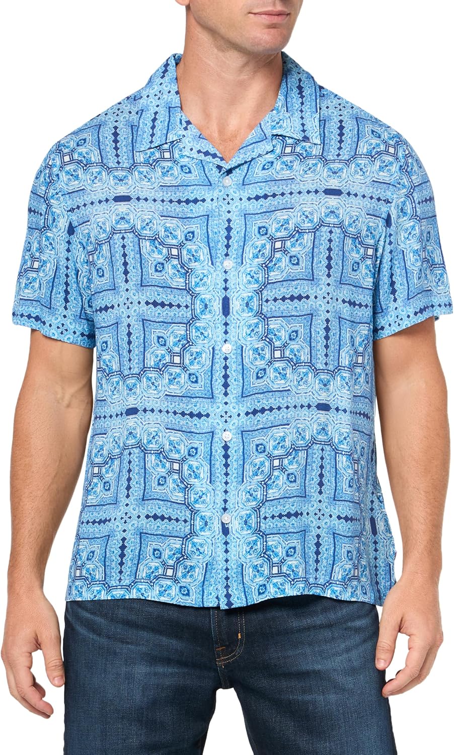 

Мужская рубашка GUESS Eco Rayon Tile, Medallion Tile