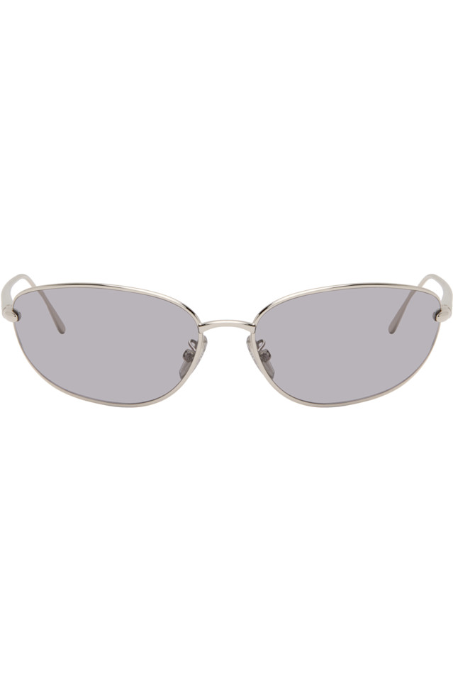 

Солнцезащитные очки Signature metal Loewe, цвет shiny palladium