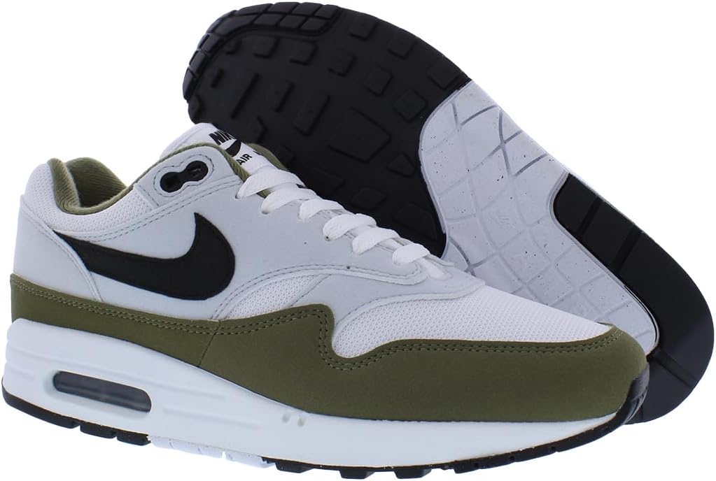 Мужские кроссовки Nike Air Max 1, белый/оливковый — фото 2