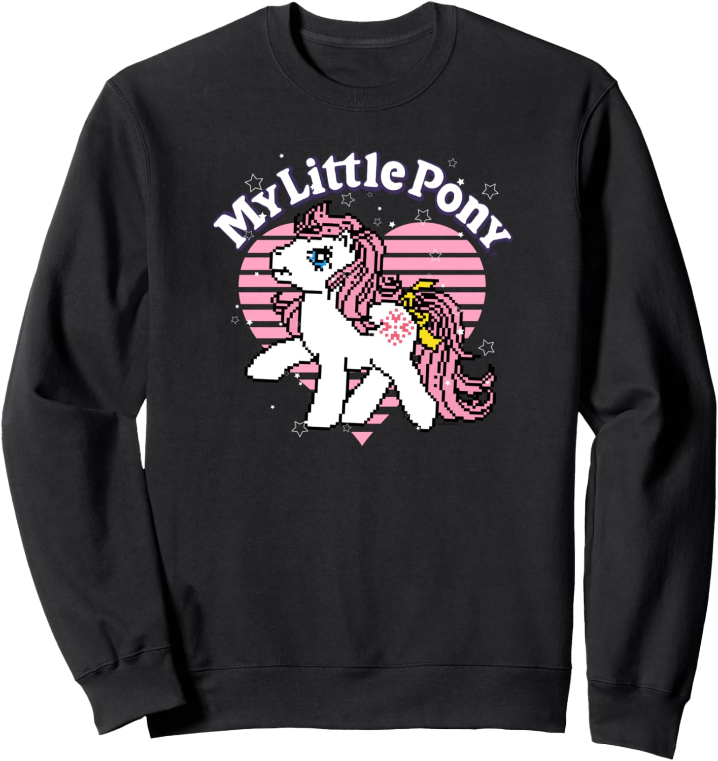 

Толстовка My Little Pony Retro Sundance Pixelated Pink Portrait, черная