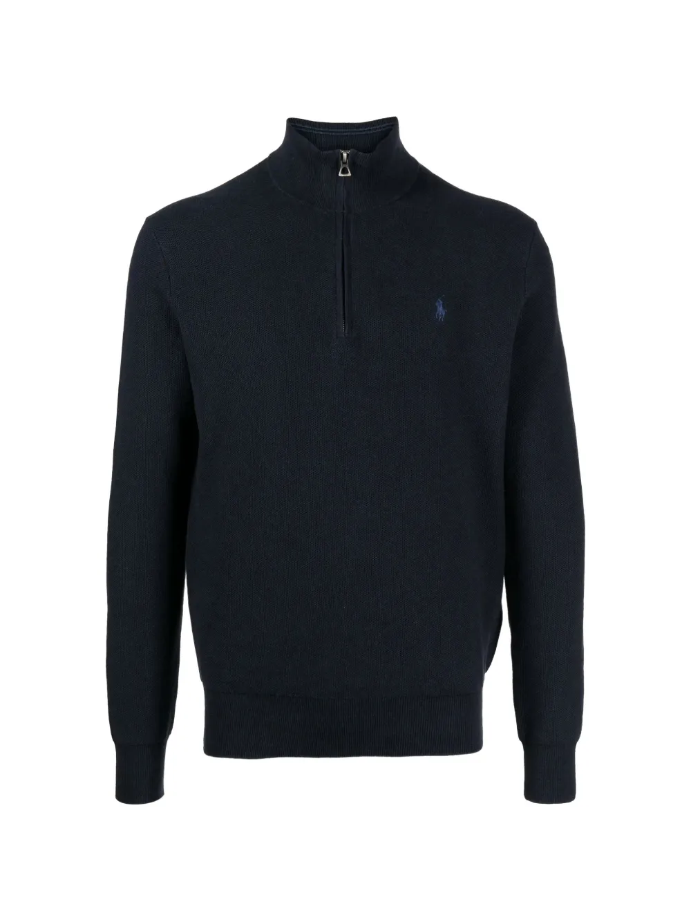 

Свитер с молнией и воротником-стойкой Polo Ralph Lauren, синий