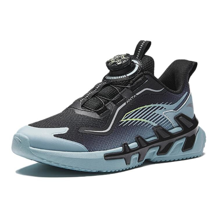 Детские кроссовки GS Low-top Black/Blue Anta Kids, черный — фото 2