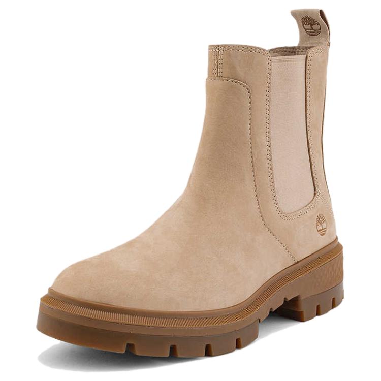 Ботинки женские короткие Timberland Chelsea, бежевый — фото 2