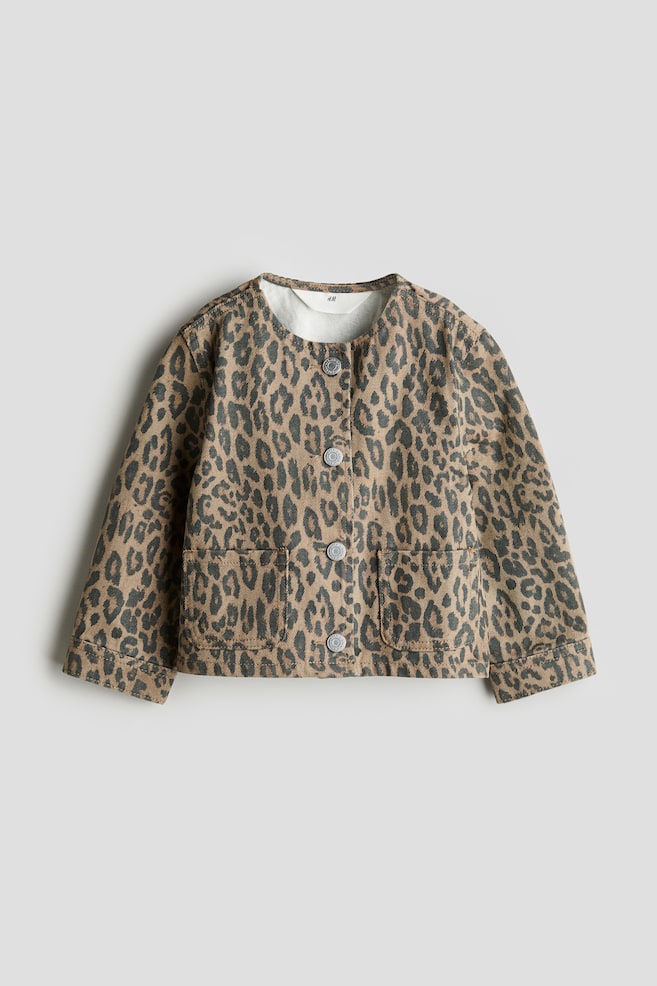 

Хлопковая джинсовая куртка H&M, мультиколор