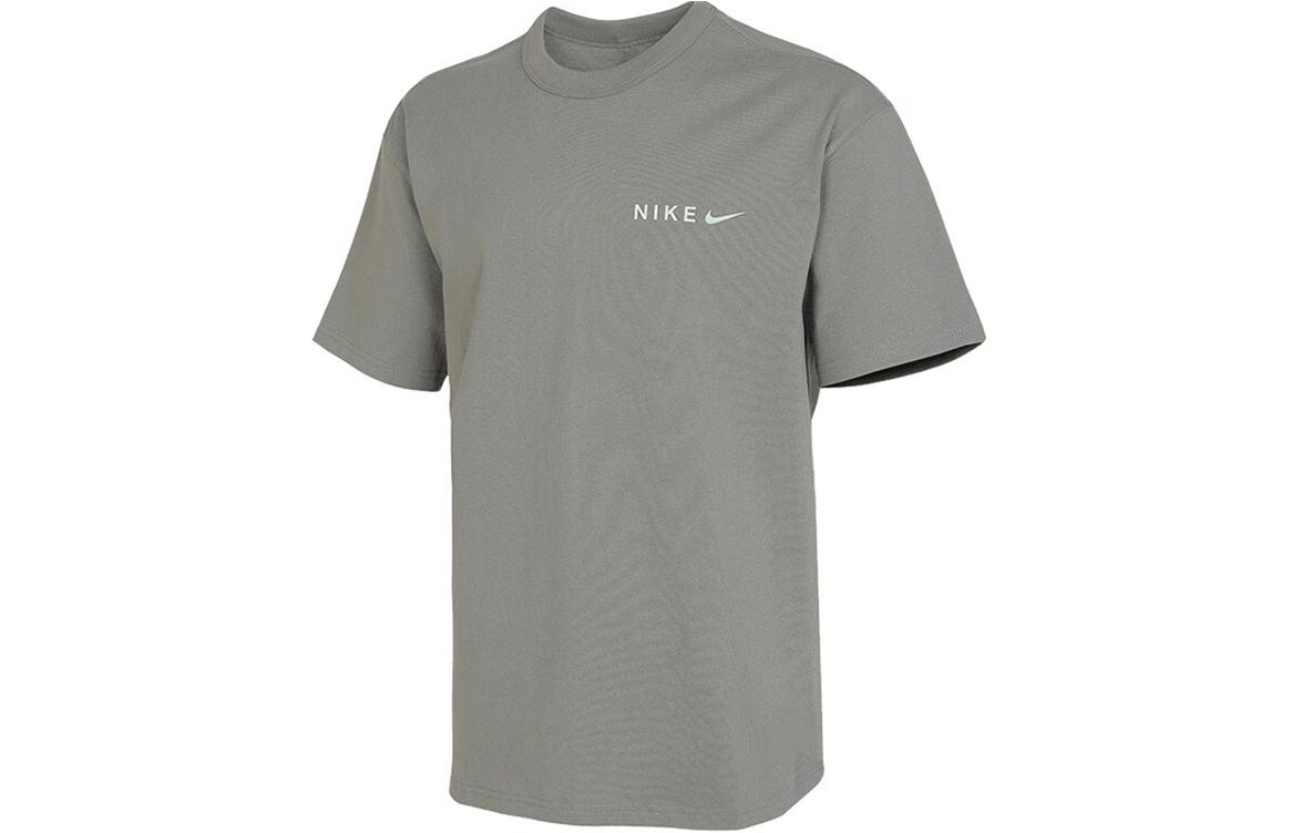 Футболка Essentials мужская серо-зеленая Nike — фото 2