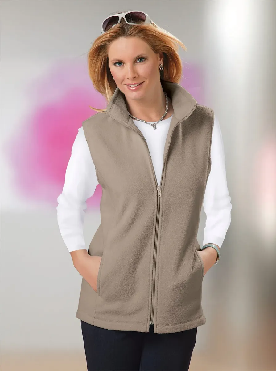 

Флисовый жилет Classic Basics, коричневый