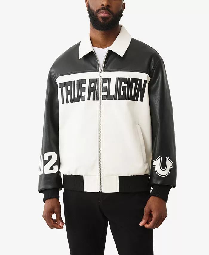

Мужская гоночная куртка с длинными рукавами True Religion, белый