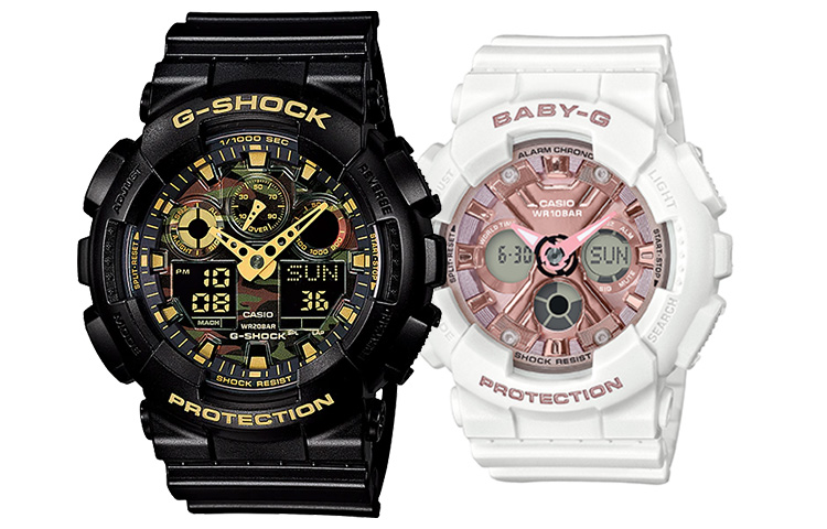 

CASIO Часы унисекс парные Table Series розовые