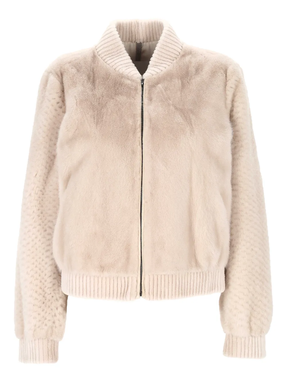 

Куртка на молнии с ребристыми краями Rindi, нейтральный