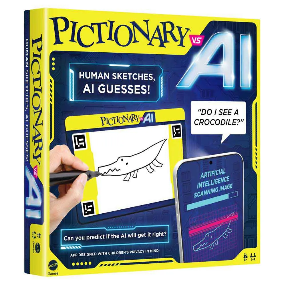 

Детская настольная игра Mattel Games Pictionary Vs Artificial Intelligence, прозрачный