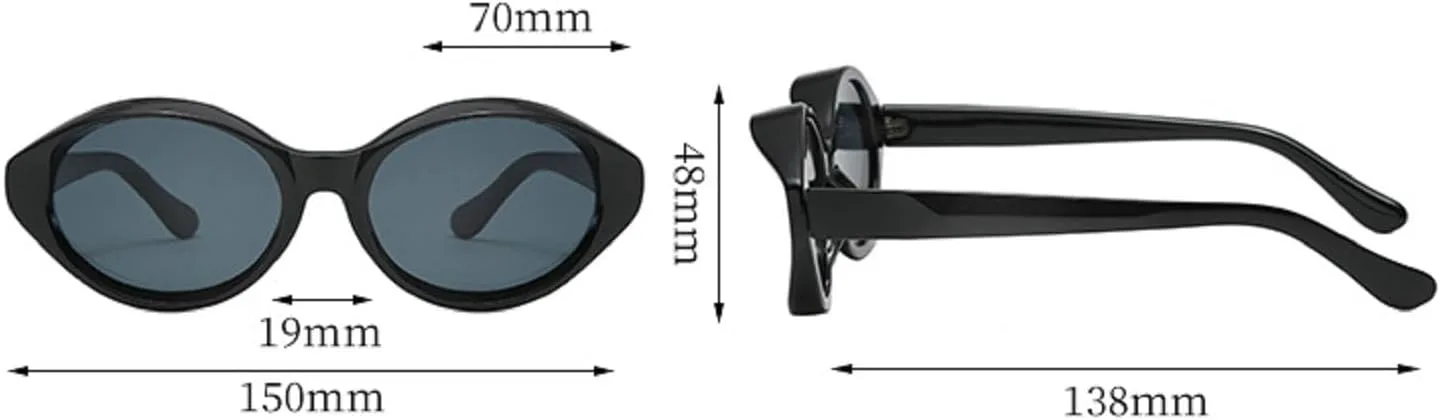 

Женские солнцезащитные очки Melrose Fashion, роскошные овальные солнцезащитные очки в стиле ретро, ​​защита от ультрафиолета UV400, артикул 77142, Yellow