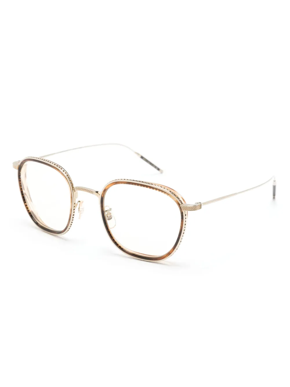 

Очки TK-9 в квадратной оправе Oliver Peoples, золотой