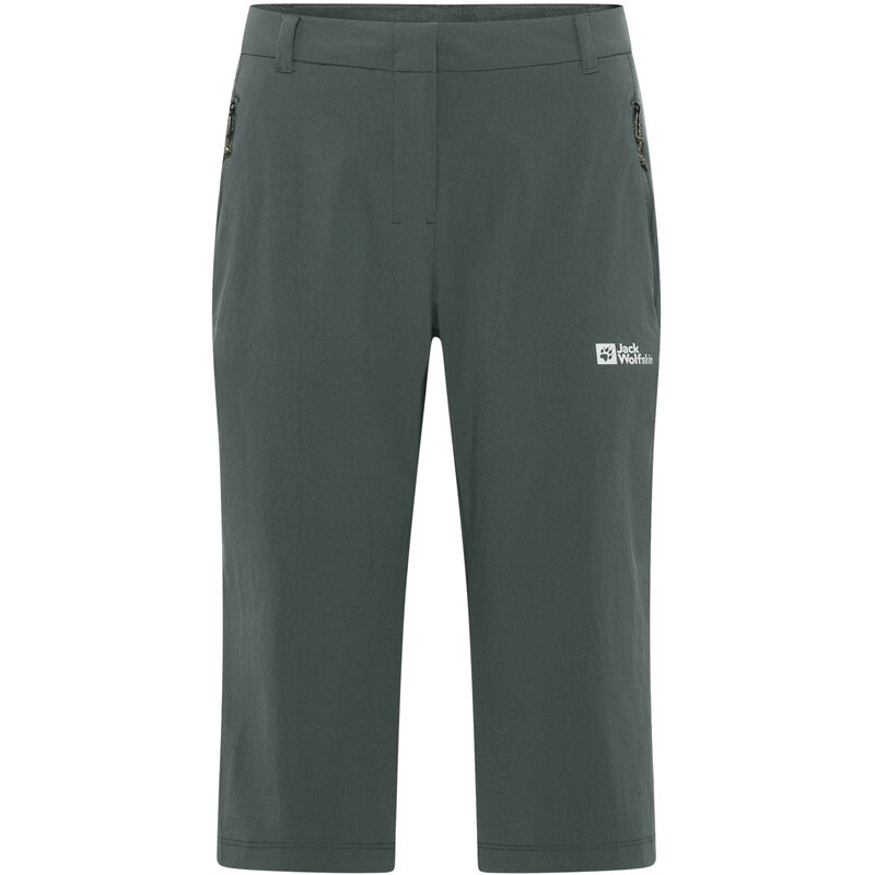 

Шланговый поход 3|4 штаны с Jack Wolfskin, зеленый