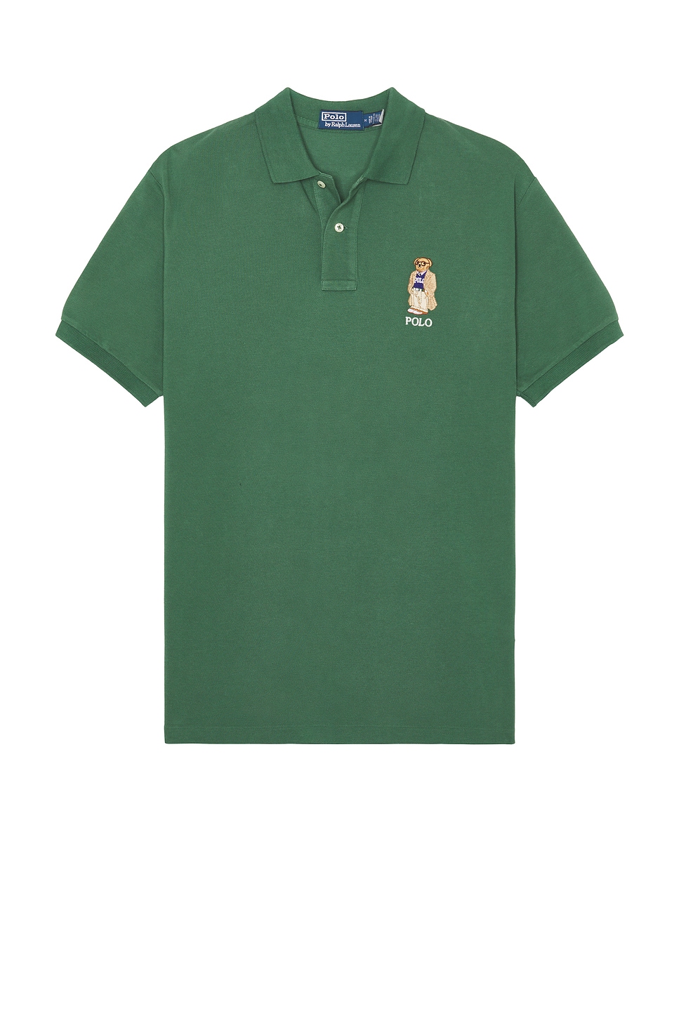 

Короткий рукав, поло с медведем Polo Ralph Lauren, Washed Forest