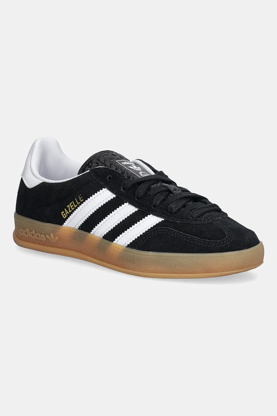 

Детские замшевые кроссовки Gazelle Indoor Adidas Originals, черный