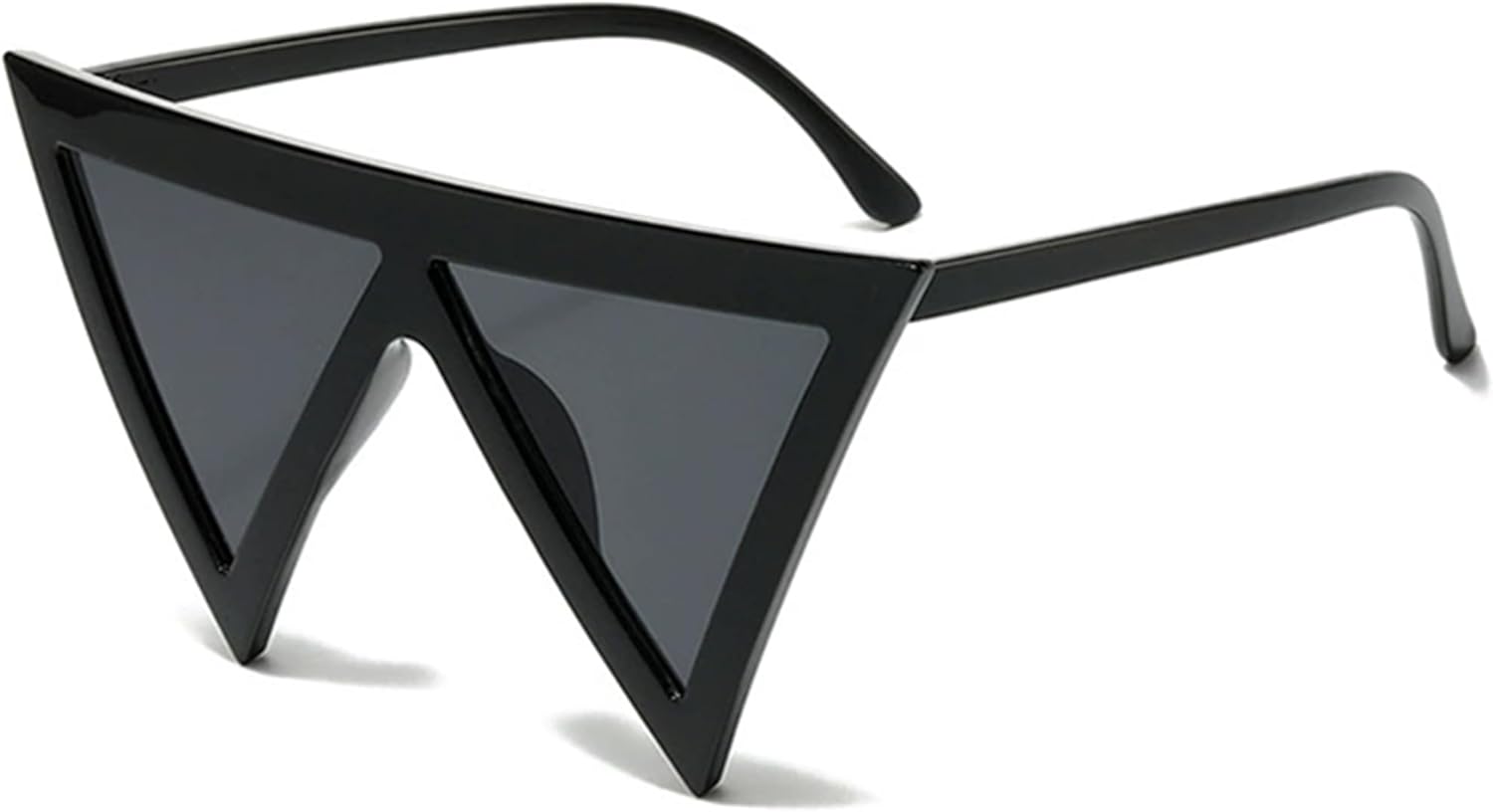 

bullabulling Треугольные хип-хоп солнцезащитные очки для женщин, модные солнцезащитные очки с линзами цвета океана для мужчин, солнцезащитные очки для вечеринок и выпускных балов, Black