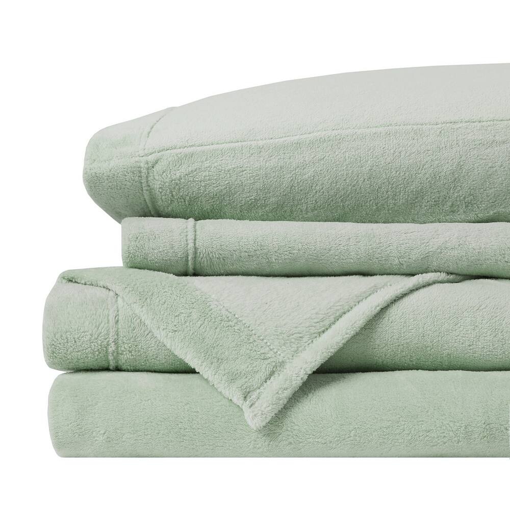 

Комплект ультрамягкого постельного белья True North от Sleep Philosophy Microplush, цвет Sage