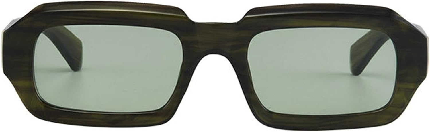 

Солнцезащитные очки Willochra в винтажном квадратном стиле для женщин и мужчин, маленькие прямоугольные солнцезащитные очки, модные многослойные солнцезащитные очки для путешествий, C4