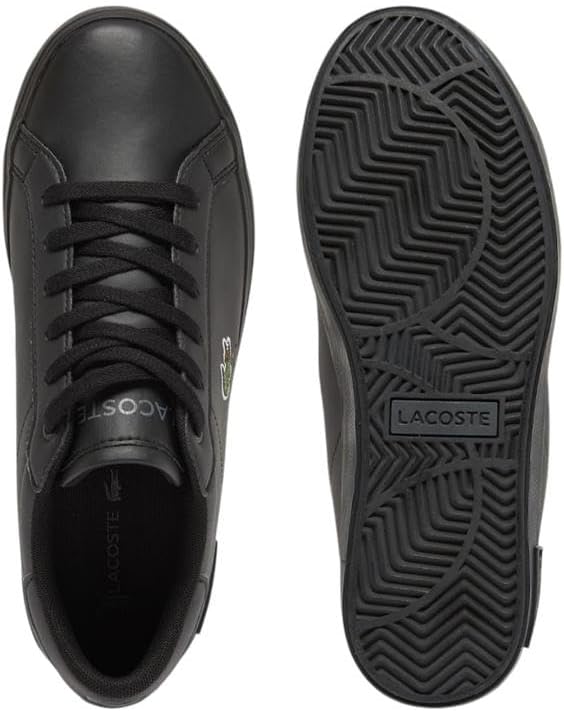 Кроссовки Lacoste Powercourt для мальчиков, белый/черный/красный — фото 4