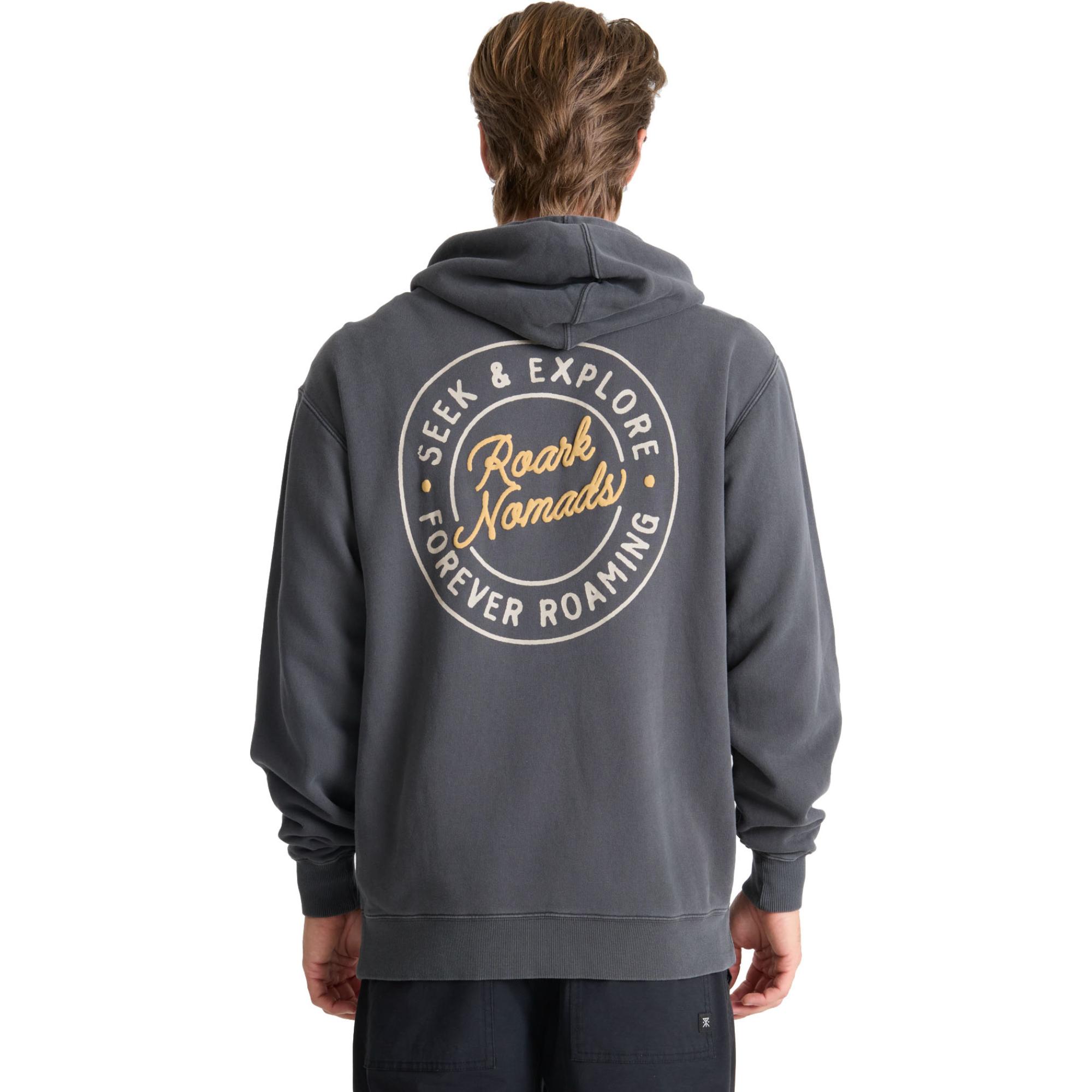 

Мужская флисовая толстовка с логотипом Nomads Roark, Onyx