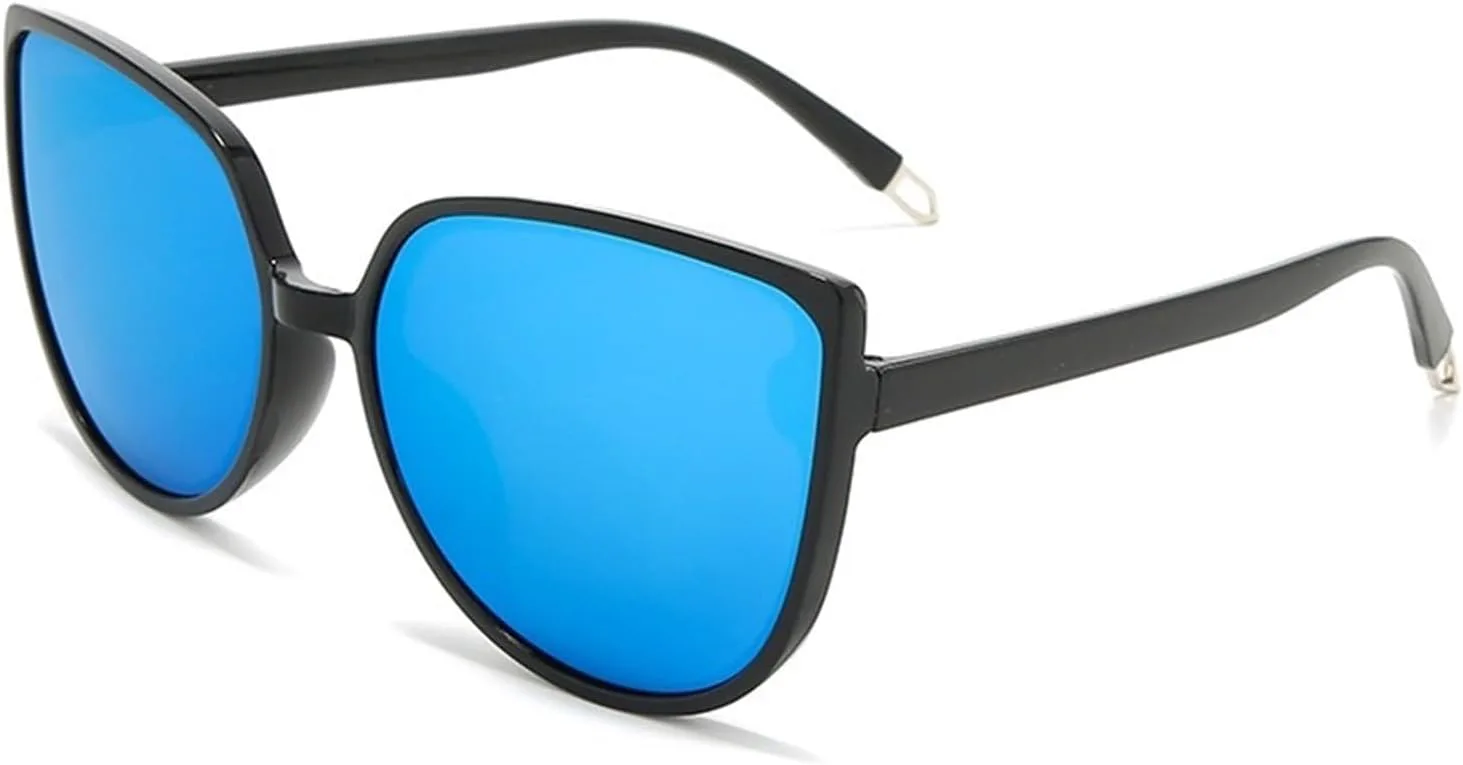 

Солнцезащитные очки большого размера для женщин для активного отдыха, для отпуска, для поездок на работу, для водителей, мужские солнцезащитные очки Generic, Blue