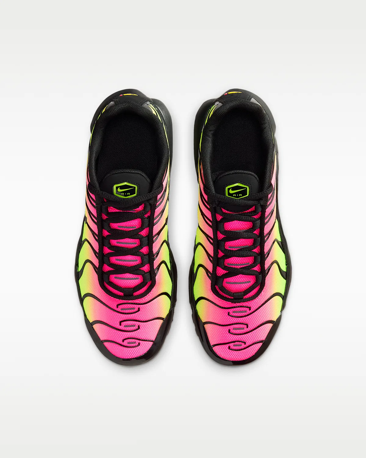 Кроссовки Nike Air Max Plus для детей старшего возраста, Black/Hyper Pink/Volt/Black — фото 4