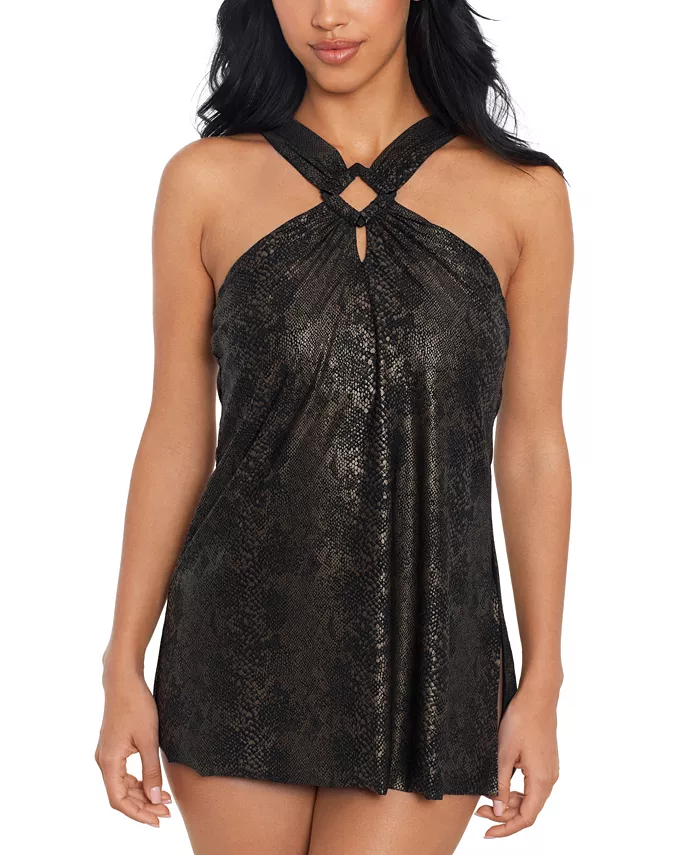 

Женское платье для плавания Xantu Beverly с высоким воротом Magicsuit, черный