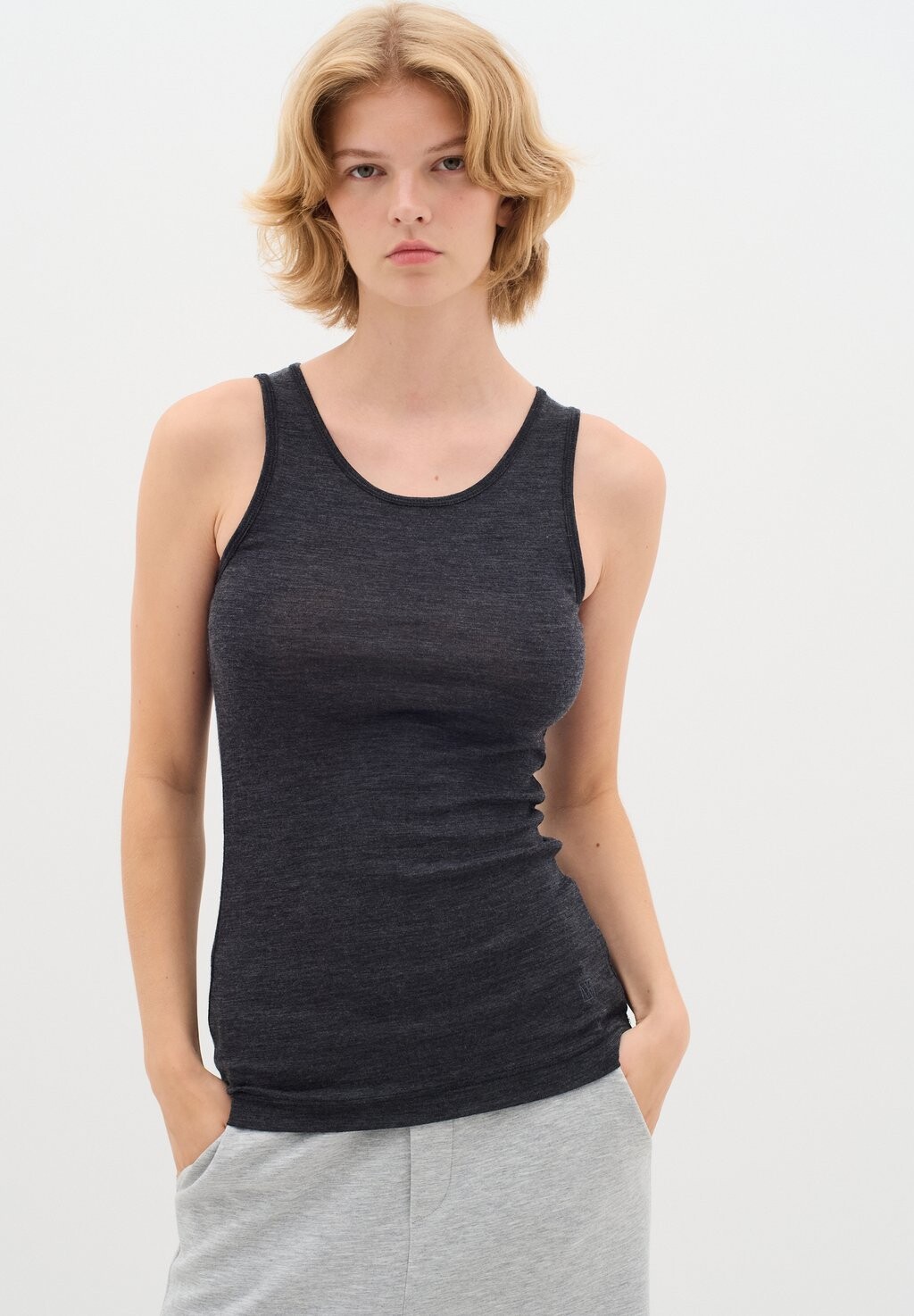 

Топ FANG WOOL InWear, серый